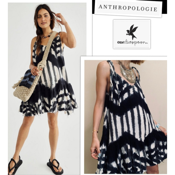 One Teaspoon Dresses & Skirts - NEW Anthropologie OneTeaspoon The Icon Tie dye Boho Beachy Oversized Dress Med
